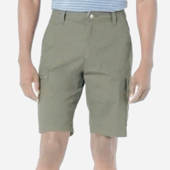 Denizen From Levi’s 10” Inseam Flex Cargo Shorts Gray Mens Size 32 - Picture 1 of 7